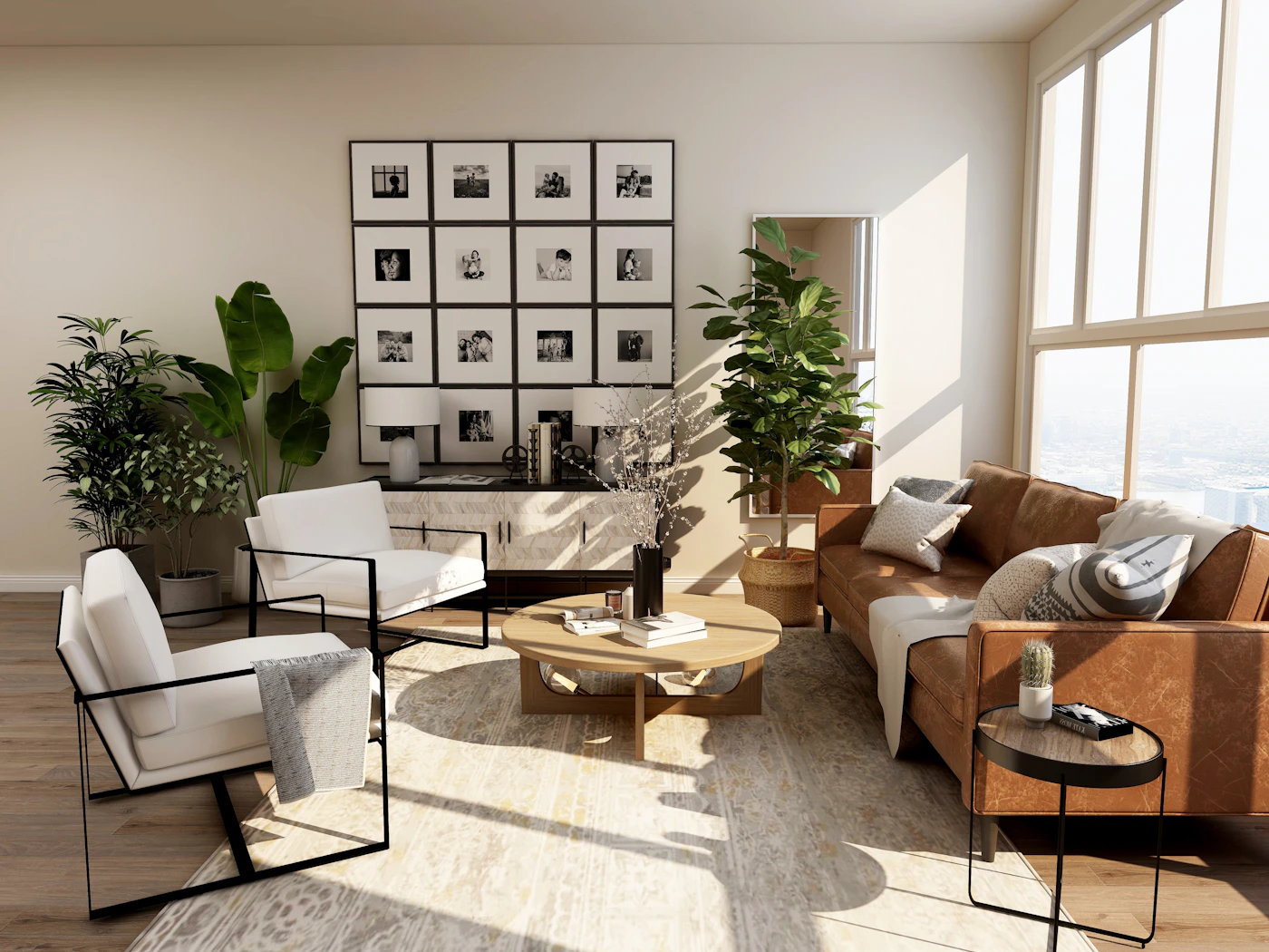 Illustrative interior photograph